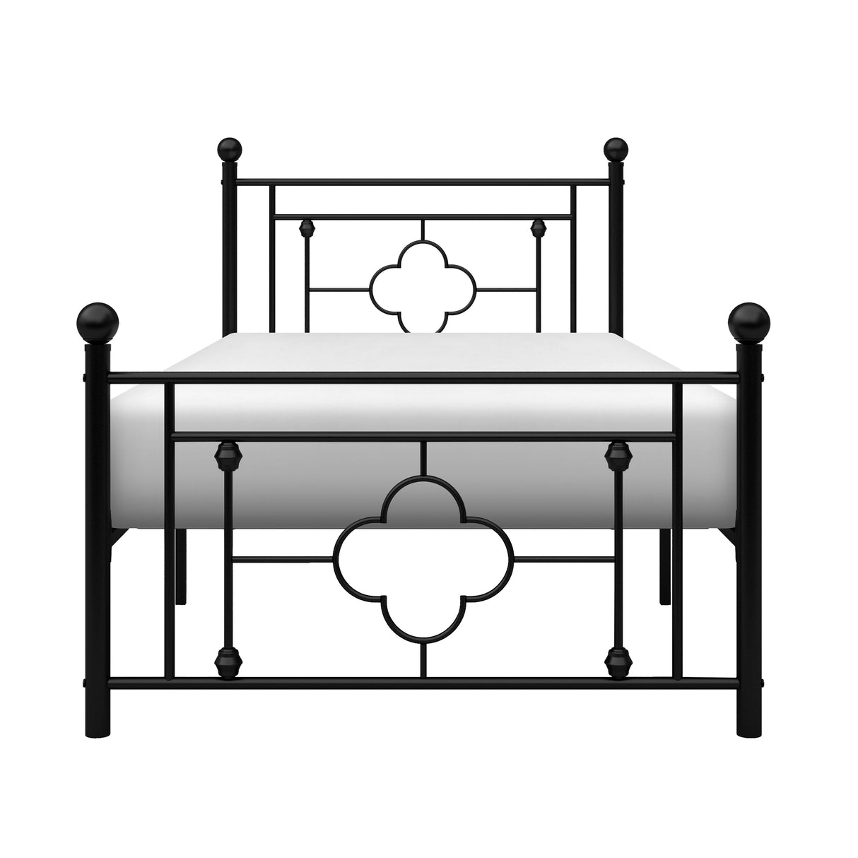 Morris Black Twin Metal Platform Bed