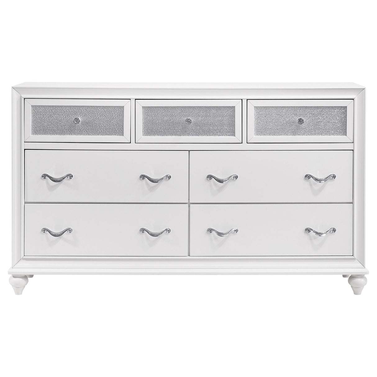 Barzini 7-Drawer Dresser White
