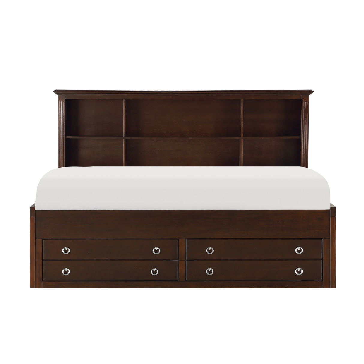Meghan Espresso Full Lounge Storage Bed