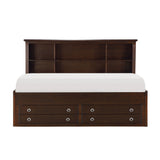 Meghan Espresso Full Lounge Storage Bed