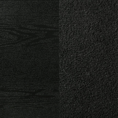 Miranda Black 55-Inch Upholstered California King Panel Bed