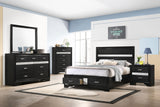 Miranda Black 5-Piece Full Bedroom Set