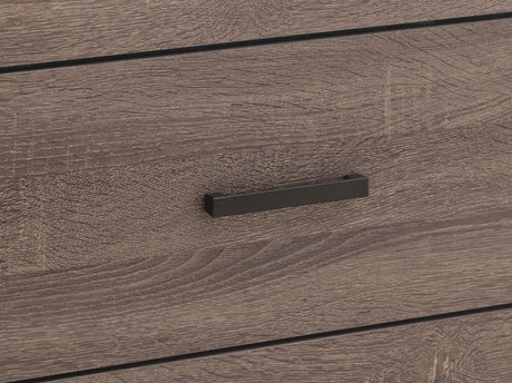 Brantford Barrel Oak 6-Drawer Dresser With Mirror