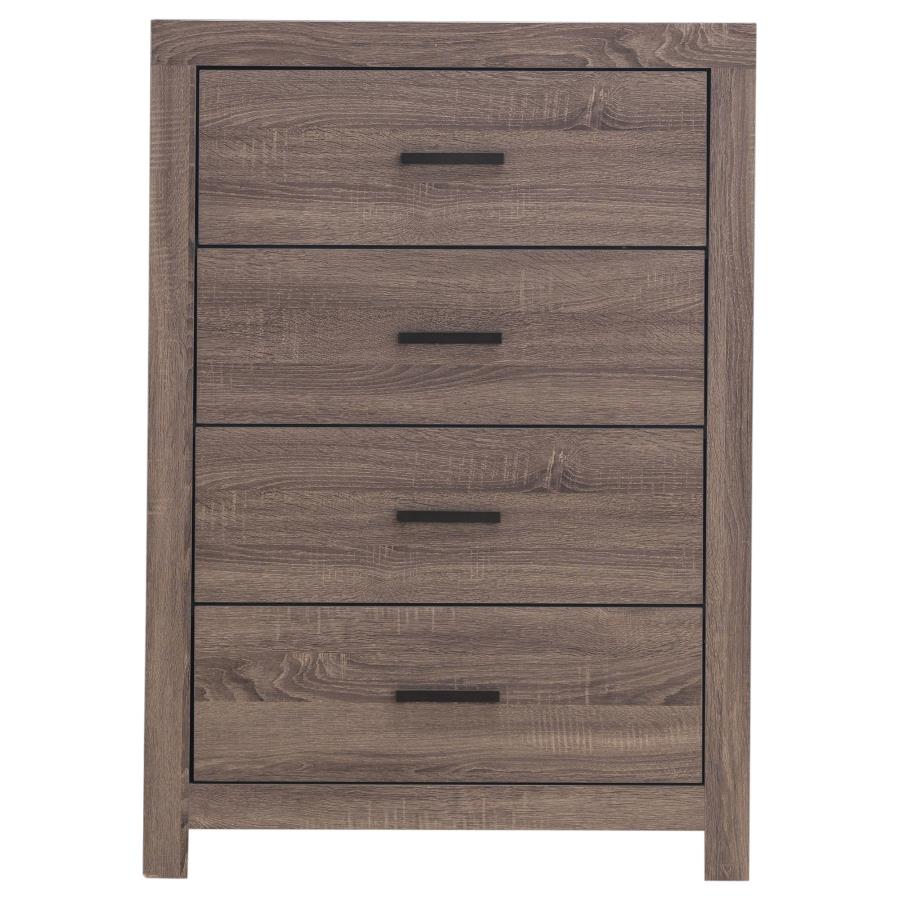 Brantford 4-Drawer Chest Barrel Oak