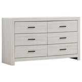 Brantford Coastal White 4-Piece Eastern King Bedroom Set