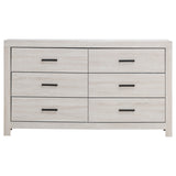 Brantford Coastal White 4-Piece Eastern King Bedroom Set