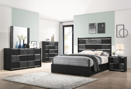 Blacktoft Black Bedroom Set