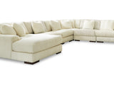 Lindyn Ivory 6-Piece Left-Arm Facing Sectional With Chaise