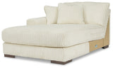 Lindyn Ivory Left-Arm Facing Corner Chaise