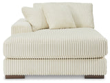 Lindyn Ivory Left-Arm Facing Corner Chaise