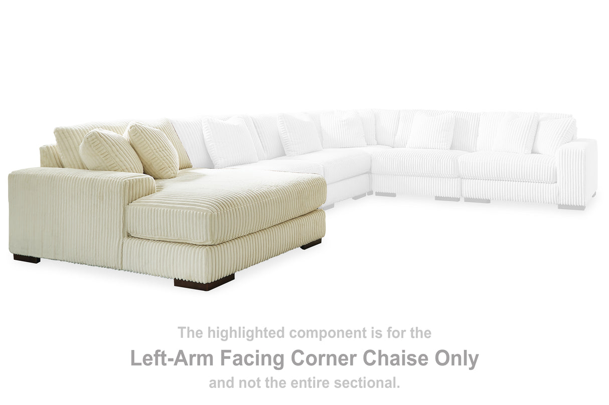 Lindyn Ivory Left-Arm Facing Corner Chaise