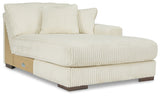 Lindyn Ivory Right-Arm Facing Corner Chaise
