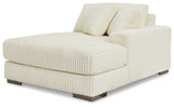 Lindyn Ivory Right-Arm Facing Corner Chaise