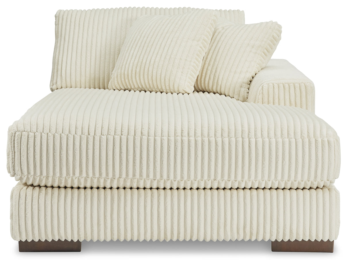 Lindyn Ivory Right-Arm Facing Corner Chaise