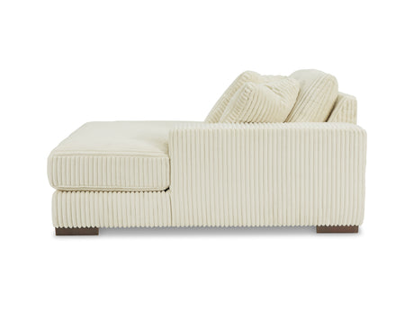 Lindyn Ivory 6-Piece Right-Arm Facing Sectional With Chaise And Ottoman