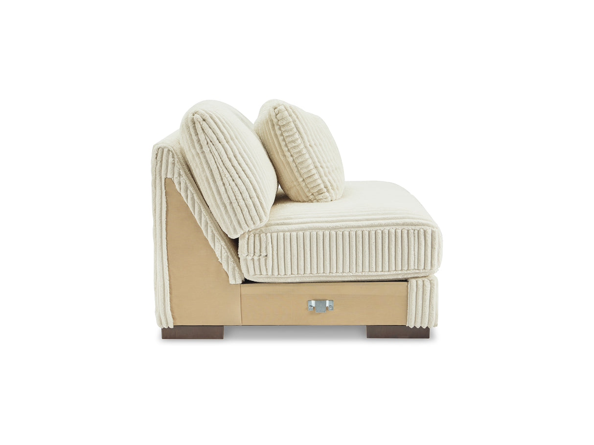 Lindyn Ivory 6-Piece Right-Arm Facing Sectional With Chaise And Ottoman