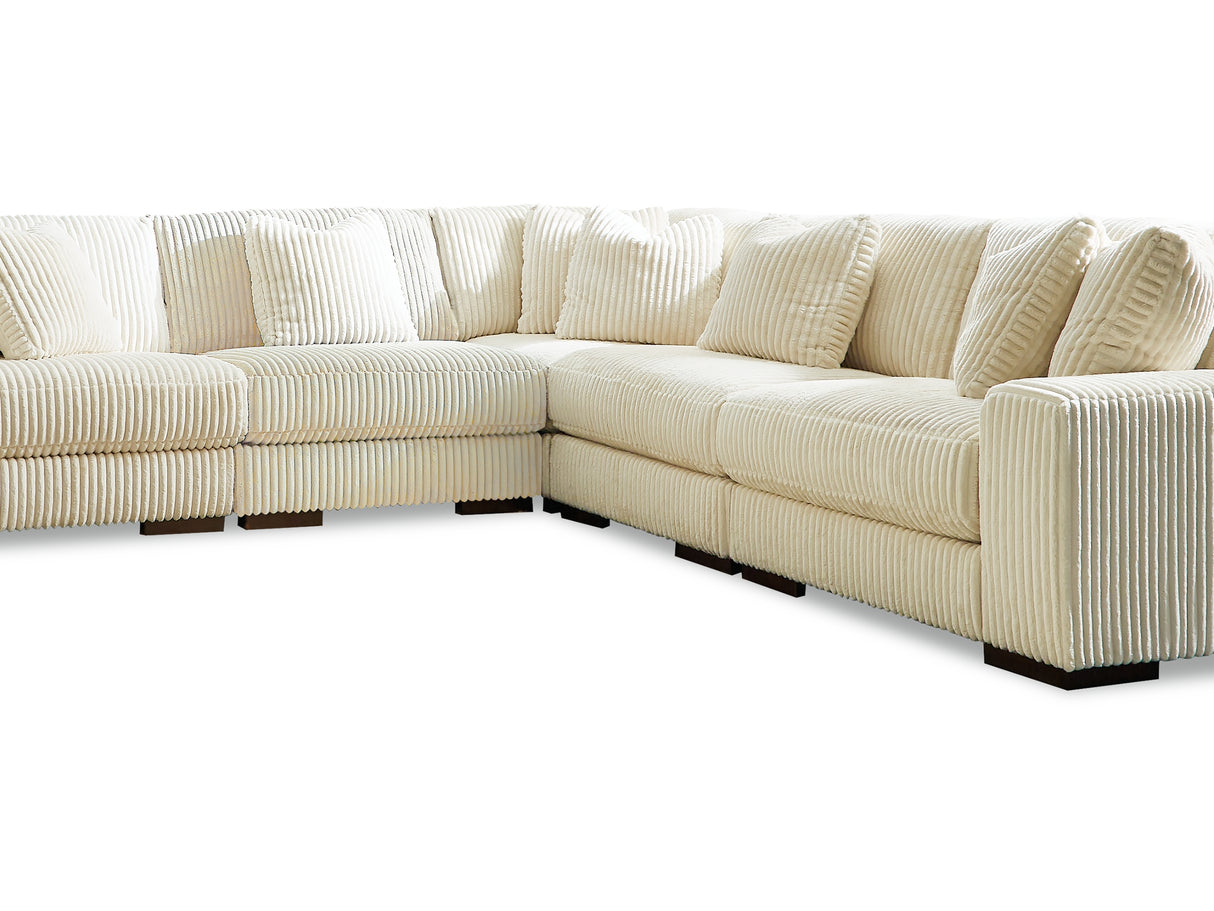 Lindyn Ivory 5-Piece Sectional