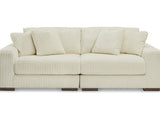 Lindyn Ivory 2-Piece Sectional Sofa