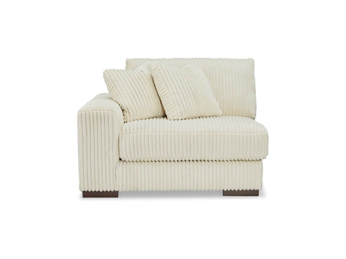 Lindyn Ivory 6-Piece Right-Arm Facing Sectional With Chaise And Ottoman