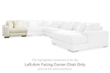 Lindyn Ivory Left-Arm Facing Corner Chair