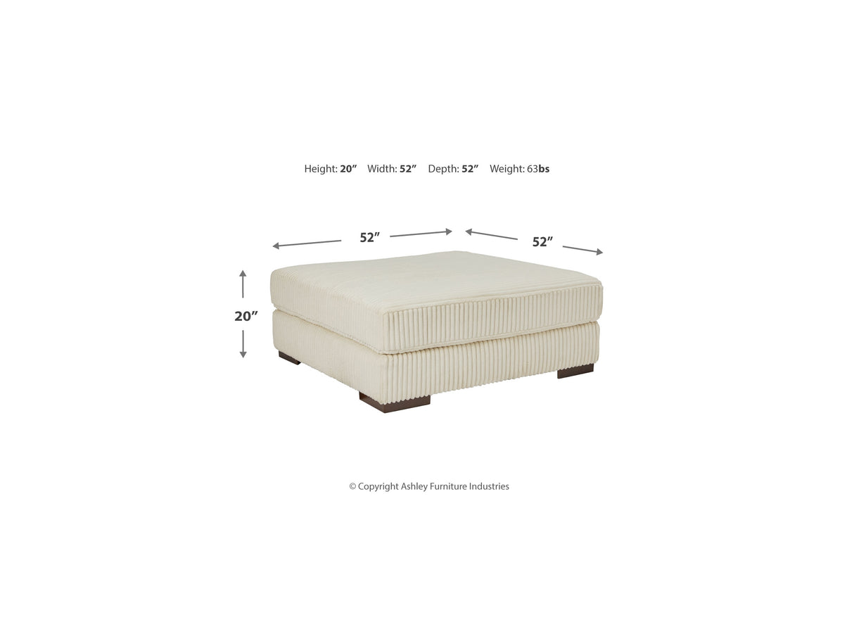 Lindyn Ivory 6-Piece Right-Arm Facing Sectional With Chaise And Ottoman