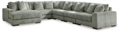 Lindyn Fog 6-Piece Left-Arm Facing Sectional With Chaise