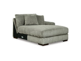 Lindyn Fog 3-Piece Right-Arm Facing Sectional And Chair