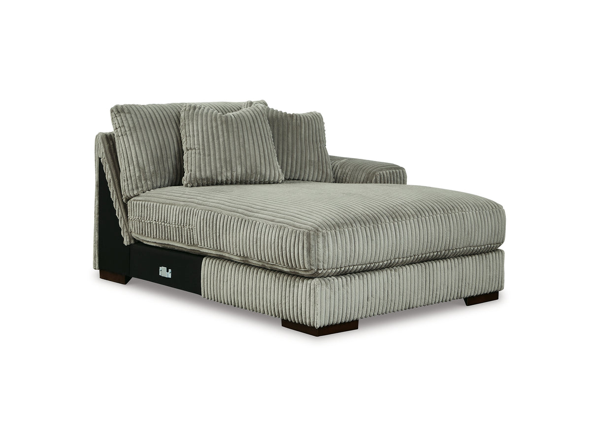 Lindyn Fog 5-Piece Right-Arm Facing Sectional And Ottoman