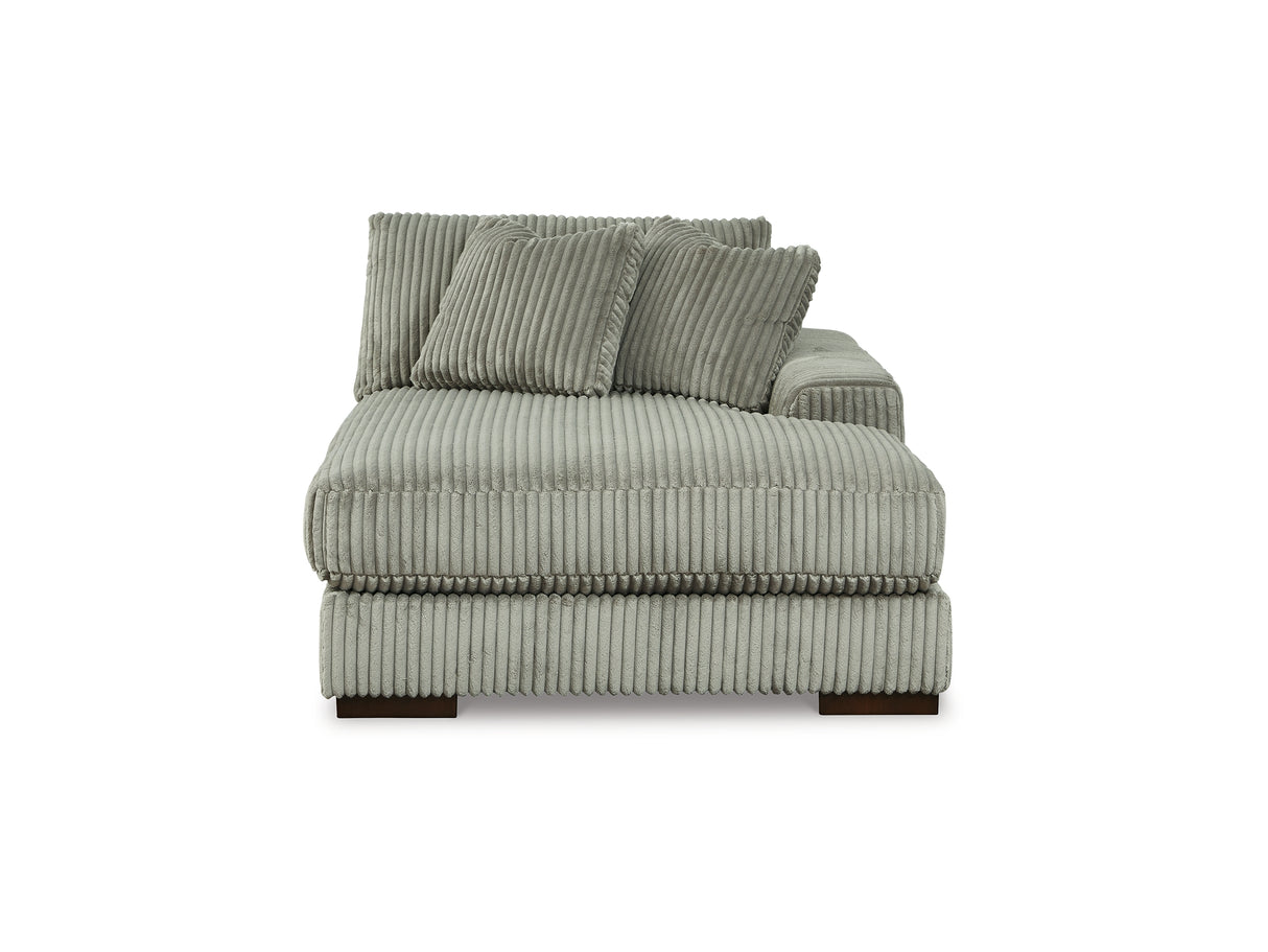 Lindyn Fog 3-Piece Right-Arm Facing Sectional And Chair