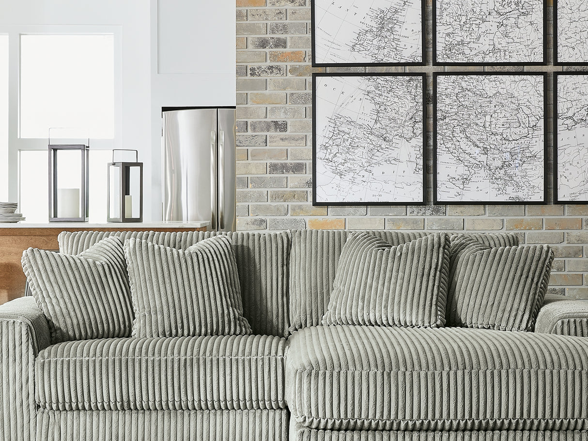 Lindyn Fog 2-Piece Right-Arm Facing Sectional With Chaise