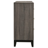 Watson 6-Drawer Dresser Grey Oak And Black