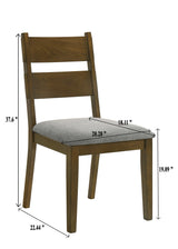 Everly Brown Dining Chair, Set of 2