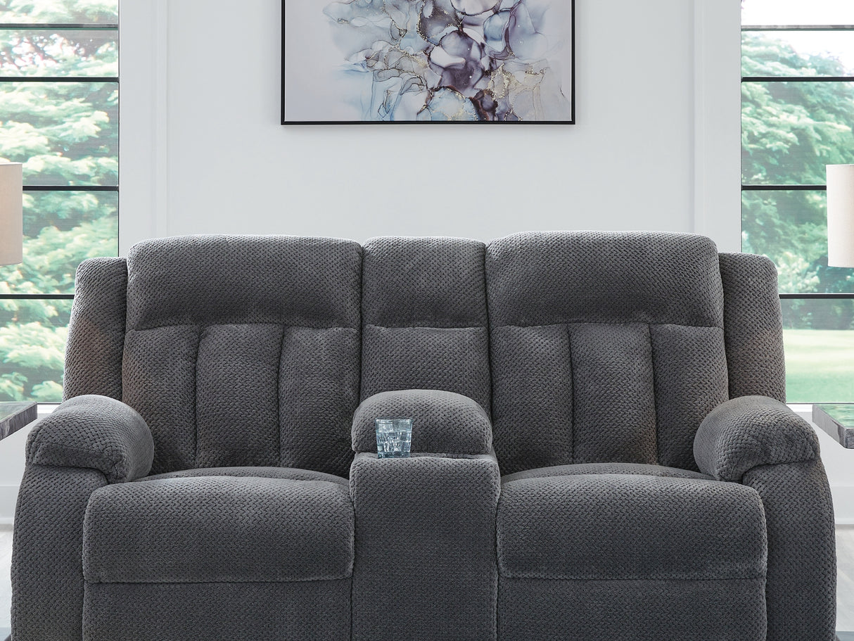 Observation Power Reclining Loveseat with Console