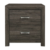 Edina Dark Gray Nightstand