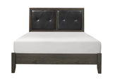Edina Dark Gray Queen Bed