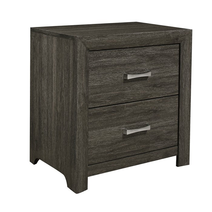 Edina Dark Gray Nightstand