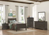 Mayvlille Stained Gray Bedroom Set