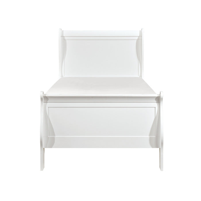 Mayville White Twin Bed