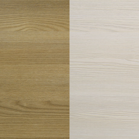 Hyland Natural Eastern King Panel Bed Led Headboard