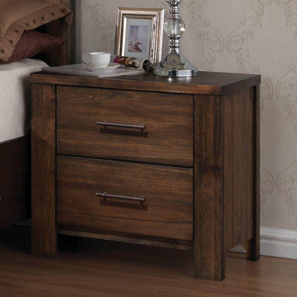 Merrilee Oak Finish Nightstand