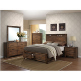 Merrilee Oak Finish Nightstand