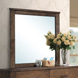 Merrilee Oak Finish Mirror