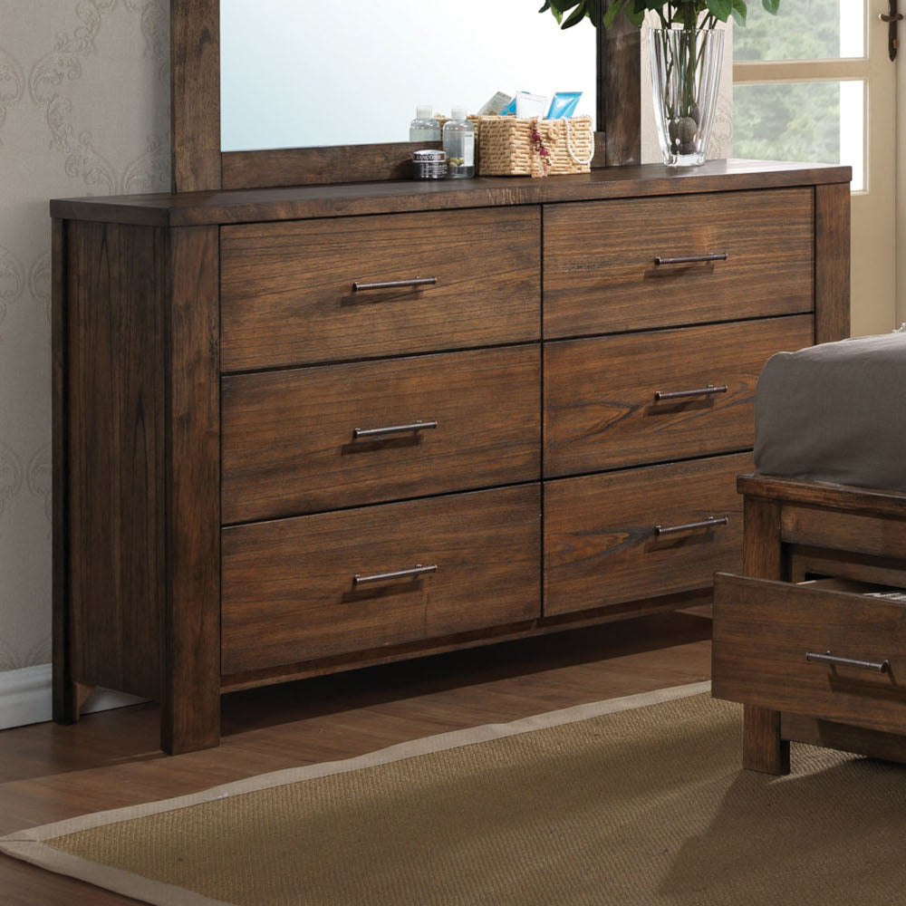 Merrilee Oak Finish Dresser