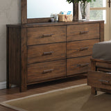 Merrilee Oak Finish Dresser
