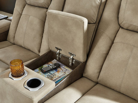 Next-Gen Durapella Sand Power Reclining Sofa And Loveseat