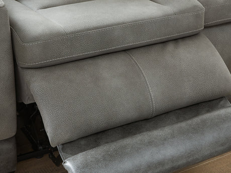 Next-Gen Durapella Slate Power Reclining Sofa And Loveseat