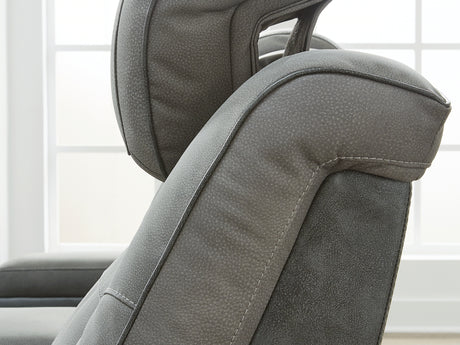 Next-Gen Durapella Slate Power Reclining Sofa And Loveseat
