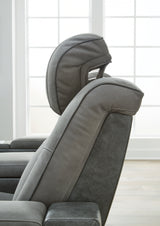 Next-Gen Slate Durapella Power Reclining Loveseat With Console