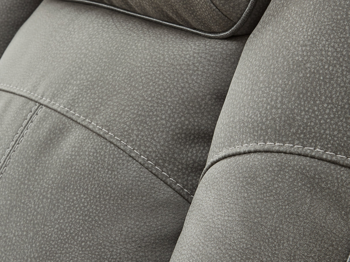 Next-Gen Durapella Slate Power Reclining Sofa, Loveseat And Recliner