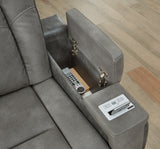 Next-Gen Slate Durapella Power Reclining Loveseat With Console
